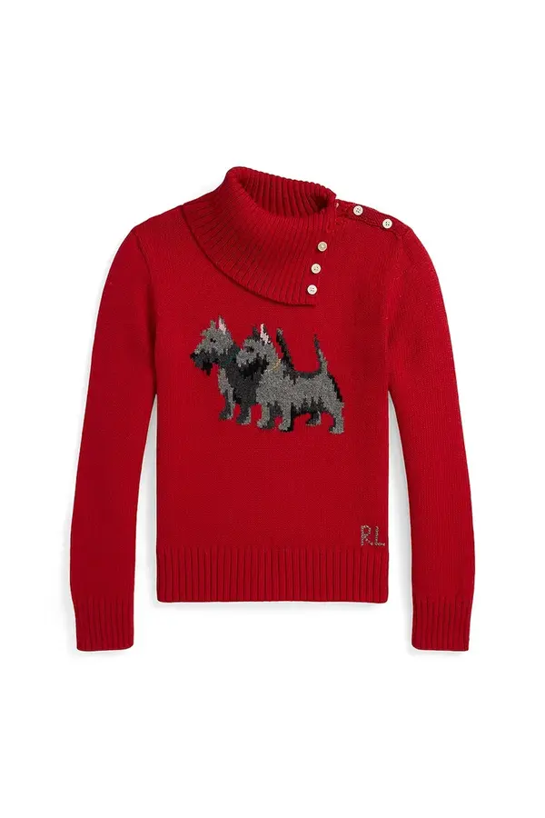 Polo Ralph Lauren Otroški bombažen pulover Polo Ralph Lauren