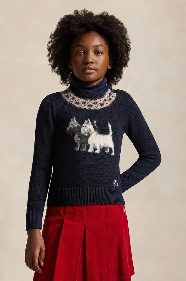 Polo Ralph Lauren Otroški bombažen pulover Polo Ralph Lauren