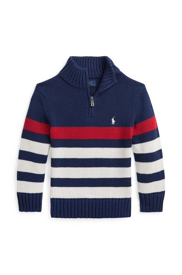 Polo Ralph Lauren Otroški bombažen pulover Polo Ralph Lauren rdeča barva, 322941102001