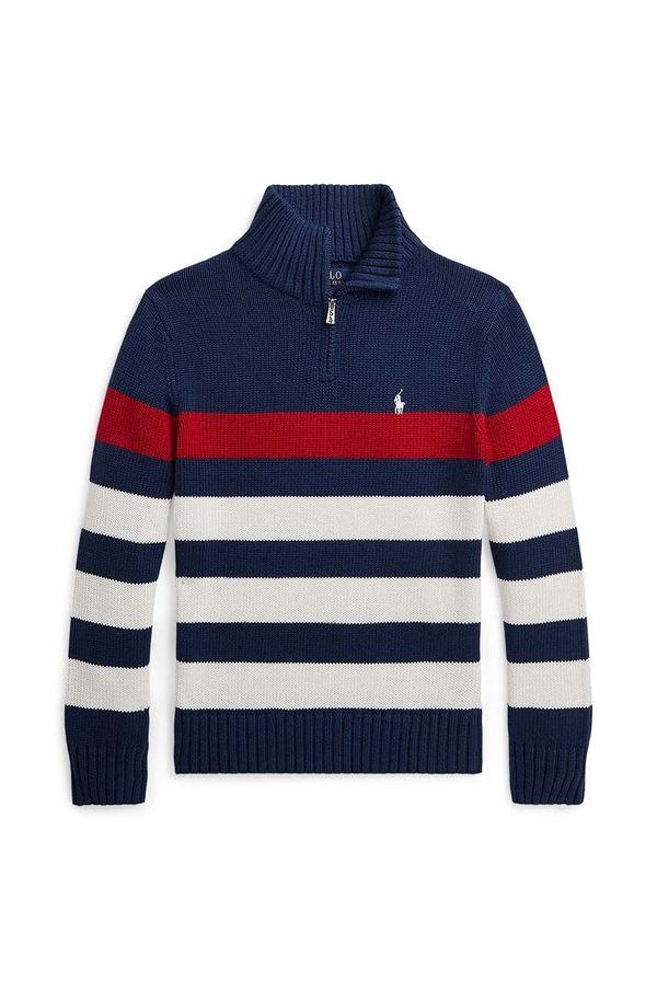 Polo Ralph Lauren Otroški bombažen pulover Polo Ralph Lauren rdeča barva, 323941102001