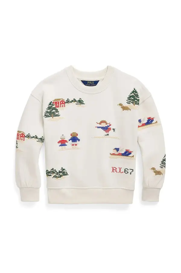 Polo Ralph Lauren Otroški bombažen pulover Polo Ralph Lauren