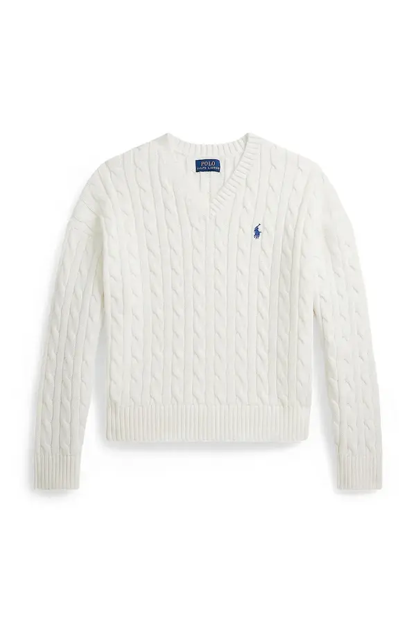 Polo Ralph Lauren Otroški bombažen pulover Polo Ralph Lauren