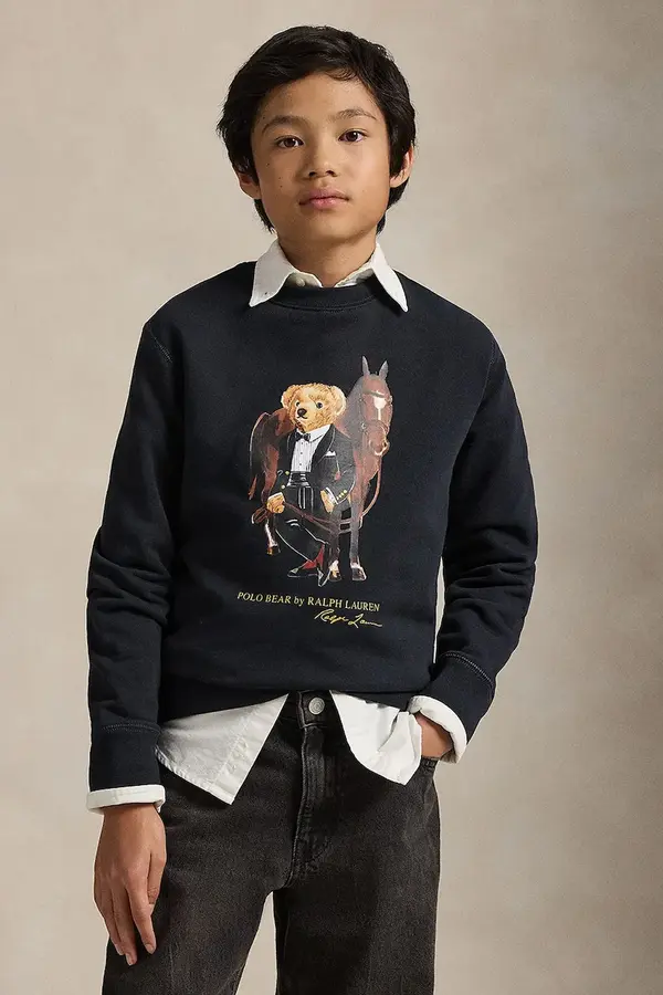 Polo Ralph Lauren Otroški bombažen pulover Polo Ralph Lauren