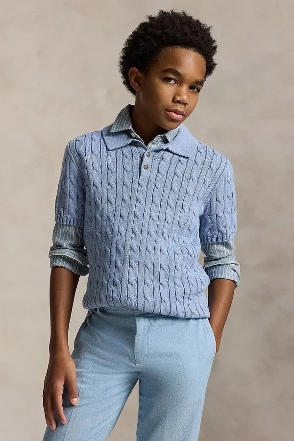 Polo Ralph Lauren Otroški bombažen pulover Polo Ralph Lauren