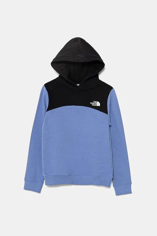 The North Face Otroški bombažen pulover The North Face BACK LOGO RELAXED P/O HOODIE