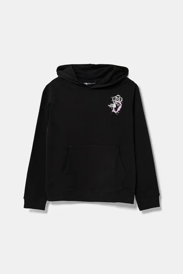 The North Face Otroški bombažen pulover The North Face GRAPHIC RELAXED HOODIE