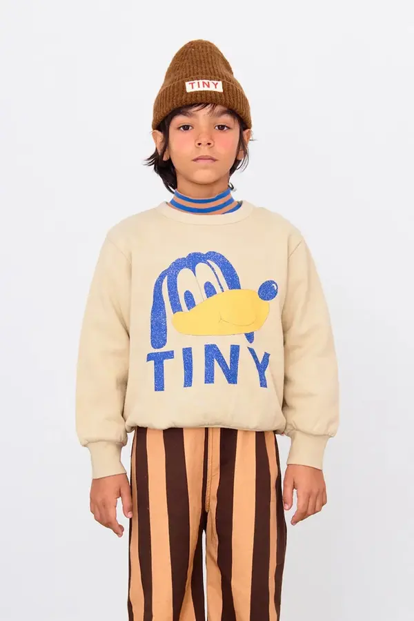 Tinycottons Otroški bombažen pulover Tinycottons TINY DOG GRAPHIC SWEATSHIRT