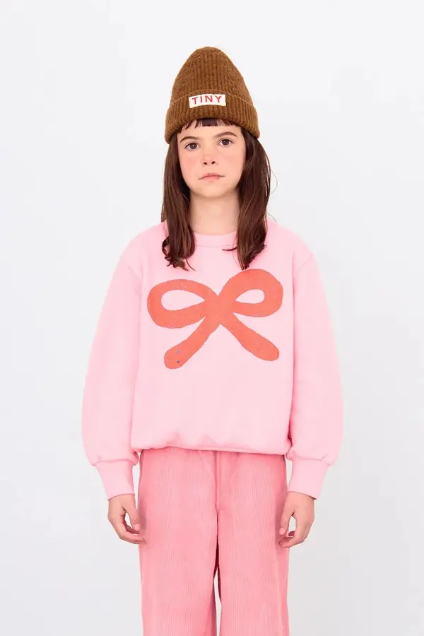 Tinycottons Otroški bombažen pulover Tinycottons WORM GRAPHIC SWEATSHIRT