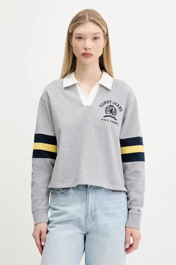 Tommy Jeans Otroški bombažen pulover Tommy Jeans