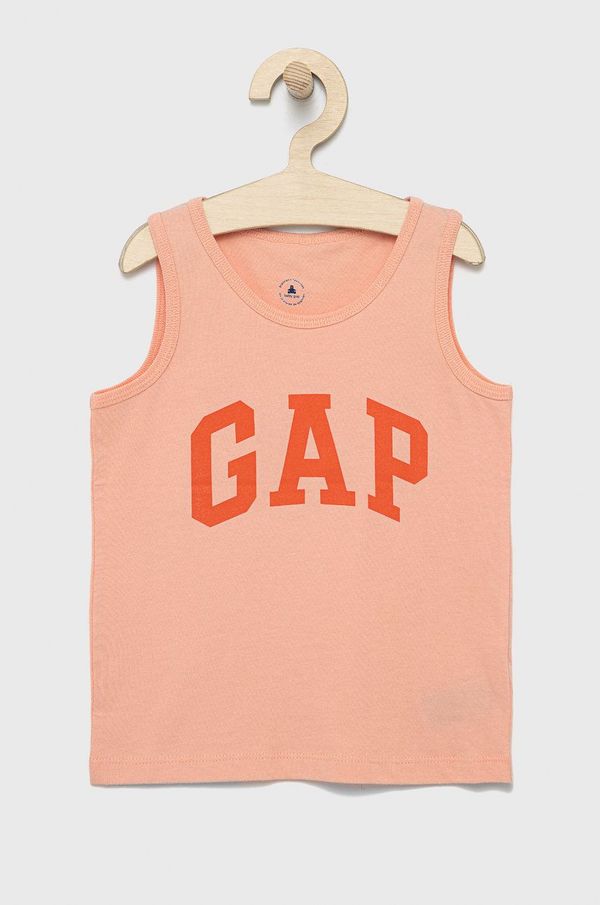 Gap Otroški bombažen t-shirt GAP roza barva