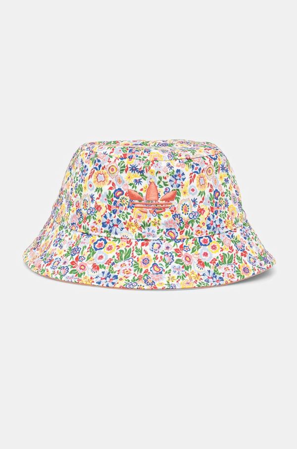 adidas Originals Otroški bombažni klobuk adidas Originals rumena barva, JC8518