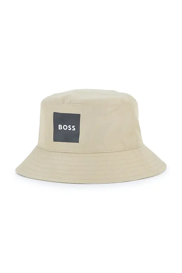 BOSS Otroški bombažni klobuk BOSS