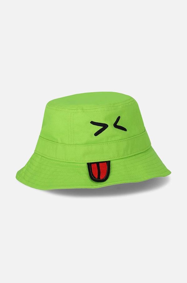 Coccodrillo Otroški bombažni klobuk Coccodrillo zelena barva