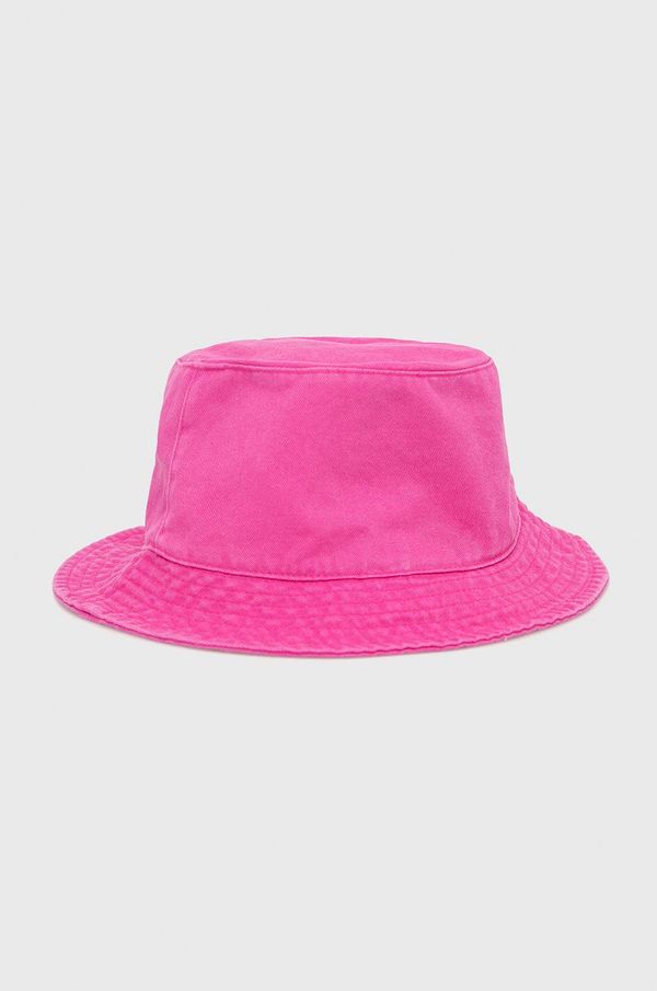 Gap Otroški bombažni klobuk GAP roza barva