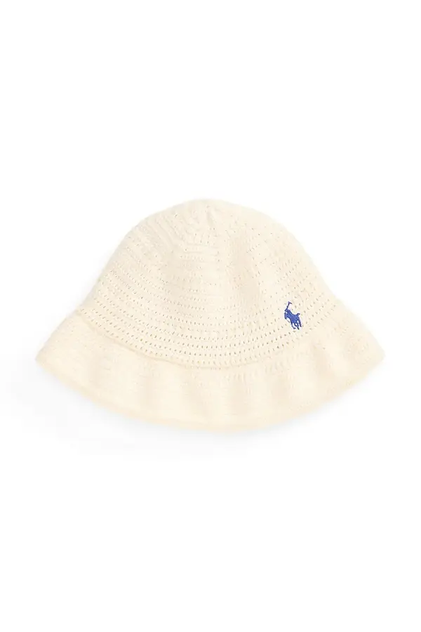Polo Ralph Lauren Otroški bombažni klobuk Polo Ralph Lauren