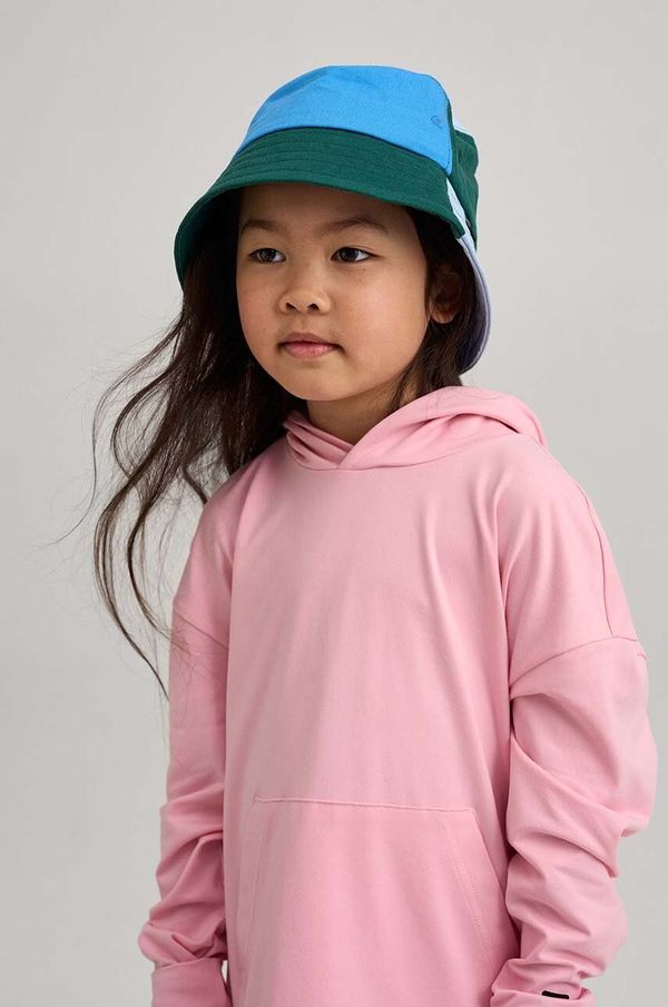 Reima Otroški bombažni klobuk Reima Siimaa zelena barva