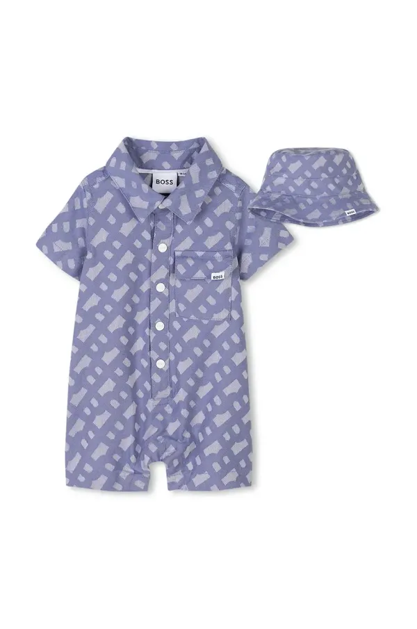 BOSS Otroški bombažni komplet BOSS J52215