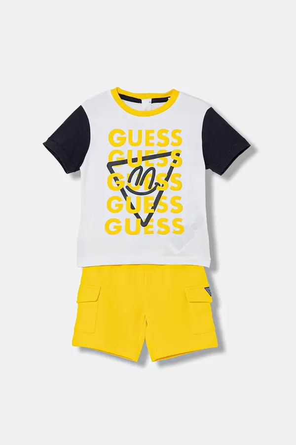 Guess Otroški bombažni komplet Guess 2-pack