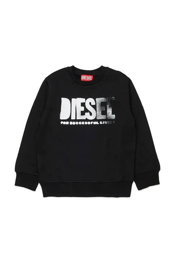 Diesel Otroški bombažni pulover Diesel SIDER OVER SWEAT-SHIRT