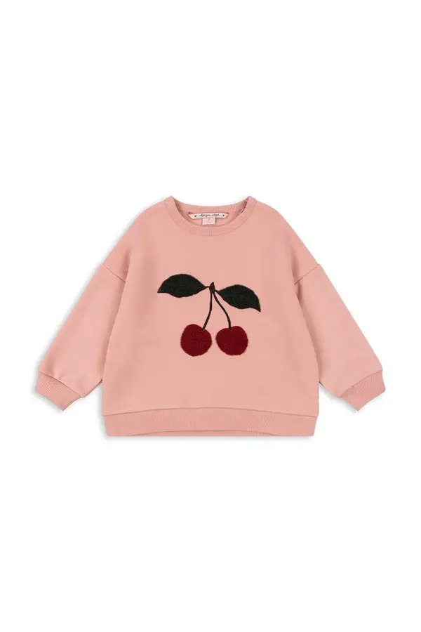 Konges Sløjd Otroški bombažni pulover Konges Sløjd LOU TERRY SWEAT SHIRT OCS