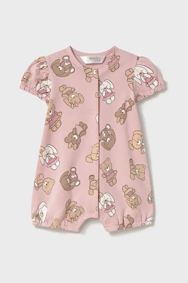 Mayoral Newborn Otroški bombažni romper Mayoral Newborn 1754