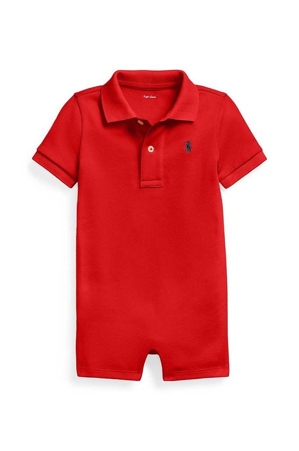 Polo Ralph Lauren Otroški bombažni romper Polo Ralph Lauren