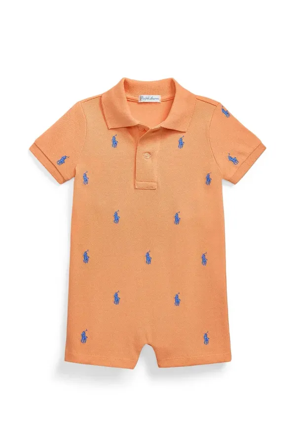 Polo Ralph Lauren Otroški bombažni romper Polo Ralph Lauren 320902521003