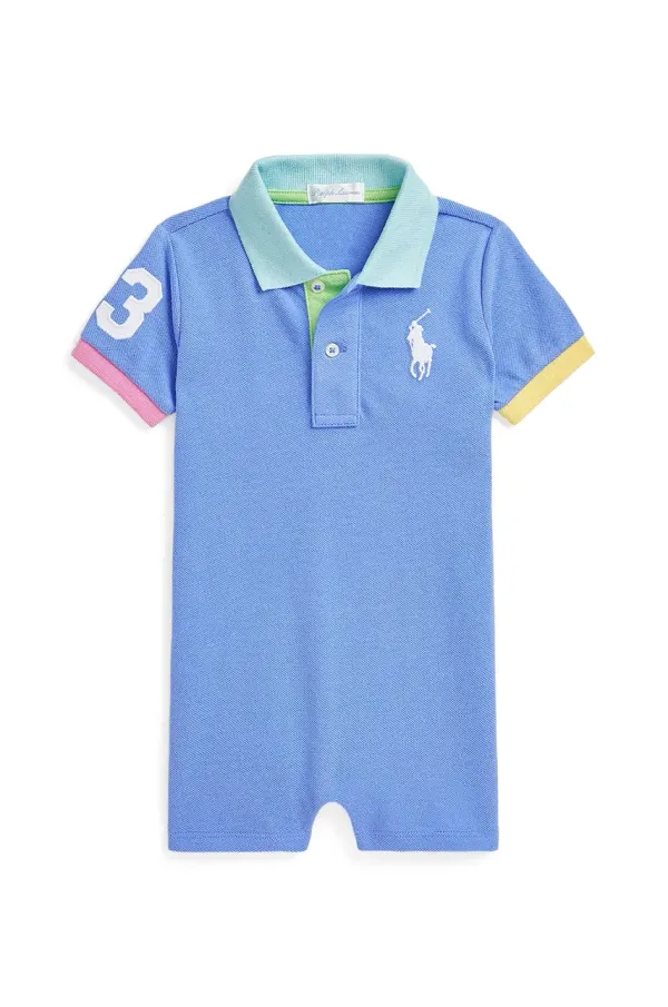 Polo Ralph Lauren Otroški bombažni romper Polo Ralph Lauren 320936399002