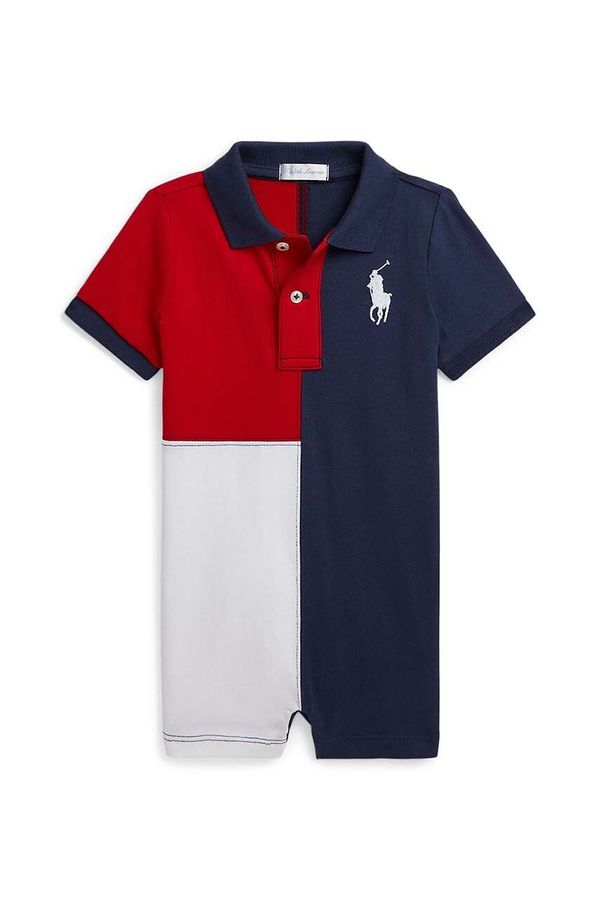 Polo Ralph Lauren Otroški bombažni romper Polo Ralph Lauren 320942276001