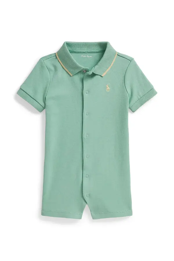 Polo Ralph Lauren Otroški bombažni romper Polo Ralph Lauren
