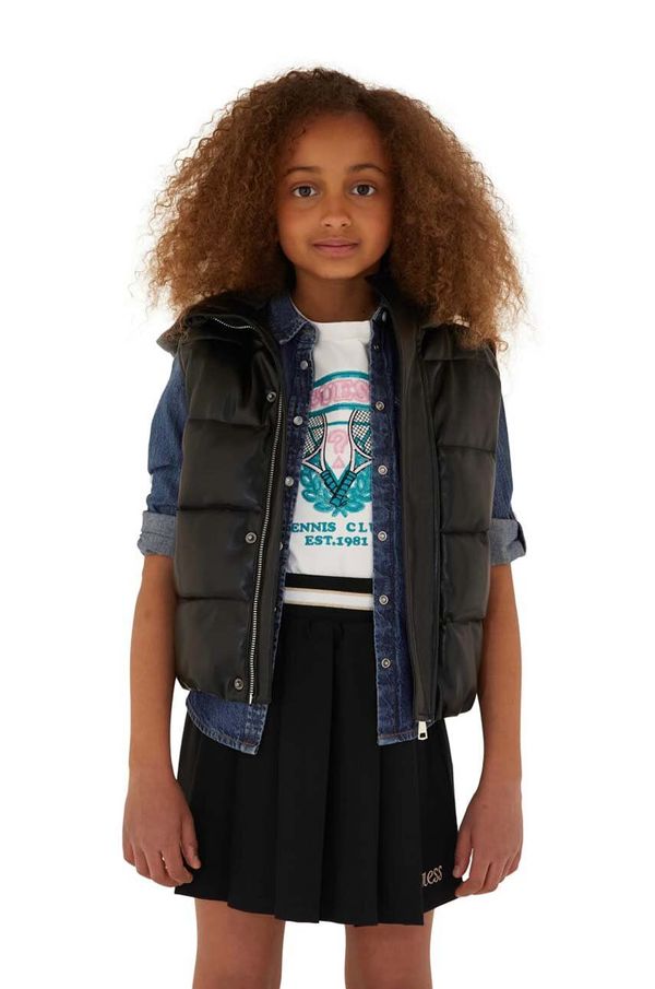 Guess Otroški brezrokavnik Guess črna barva