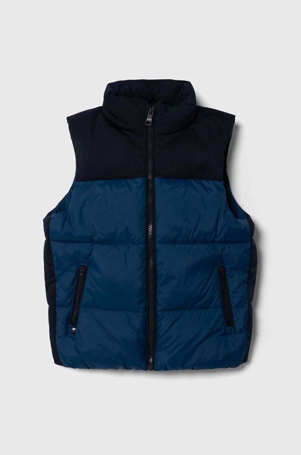 Tommy Hilfiger Otroški brezrokavnik Tommy Hilfiger mornarsko modra barva