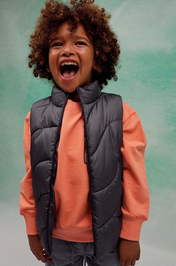 Zippy Otroški brezrokavnik zippy črna barva