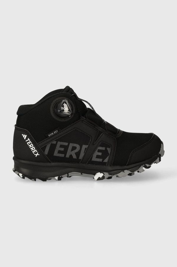 adidas TERREX Otroški čevlji adidas TERREX IF7508 BOA MID R.RD CBLACK/FTWWHT črna barva