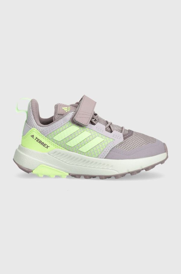 adidas TERREX Otroški čevlji adidas TERREX TERREX TRAILMAKER CF K vijolična barva