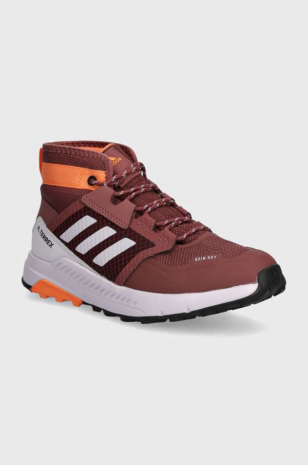 adidas TERREX Otroški čevlji adidas TERREX TERREX TRAILMAKER MID R.RDY bordo barva, ID0925