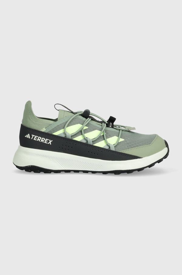 adidas TERREX Otroški čevlji adidas TERREX TERREX VOYAGER 21 H.RDY K zelena barva