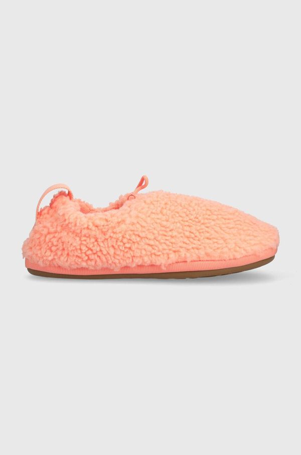 Ugg Otroški copati UGG K PLUSHY SLIPPER oranžna barva