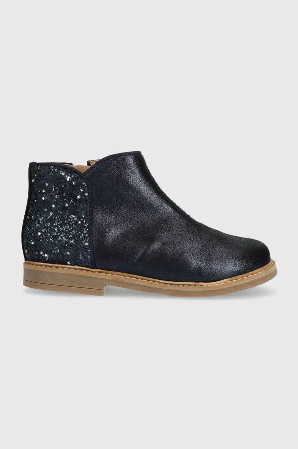 Pom D'api Otroški gležnarji iz semiša Pom D'api RETRO BACK