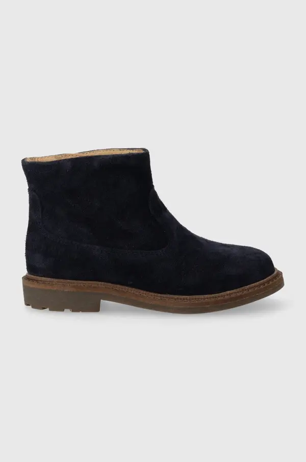 Pom D'api Otroški gležnarji iz semiša Pom D'api SISTER BOOTS