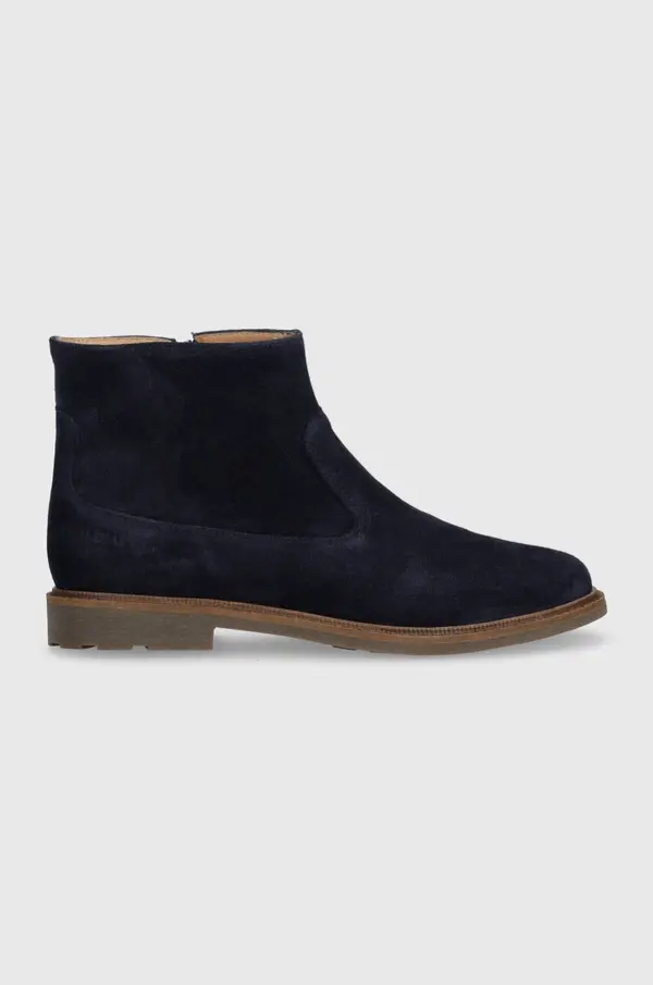 Pom D'api Otroški gležnarji iz semiša Pom D'api SISTER BOOTS