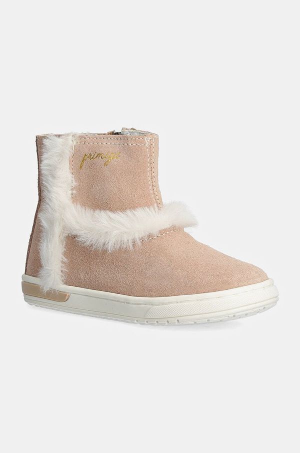 Primigi Otroški gležnarji iz semiša Primigi bež barva, PDU 69048