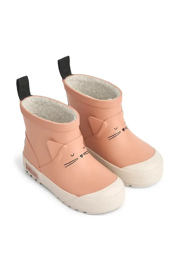 Liewood Otroški gumijasti škornji Liewood Jesse Cat Thermo Rainboot