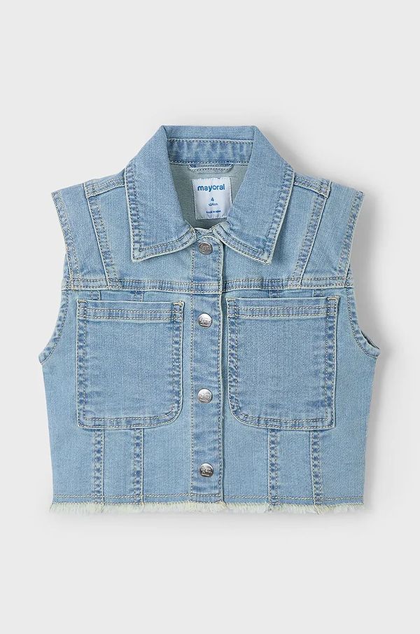Mayoral Otroški jeans brezrokavnik Mayoral 3364