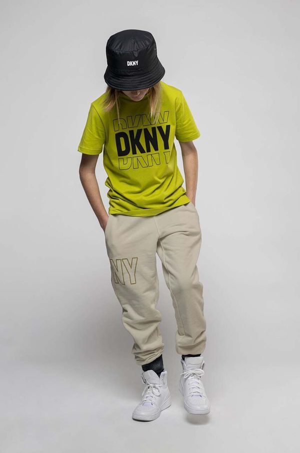 DKNY Otroški klobuk Dkny črna barva