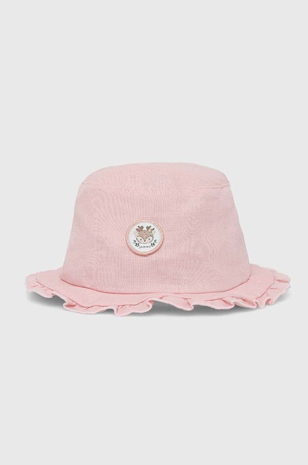 Jamiks Otroški klobuk Jamiks MAUD roza barva