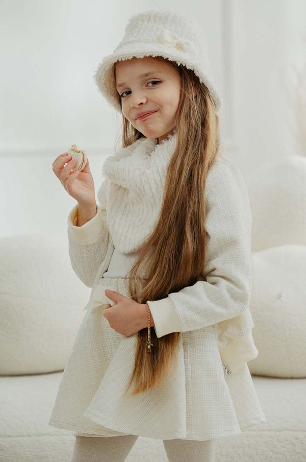 Jamiks Otroški klobuk Jamiks SHAZIA bež barva, JZH065