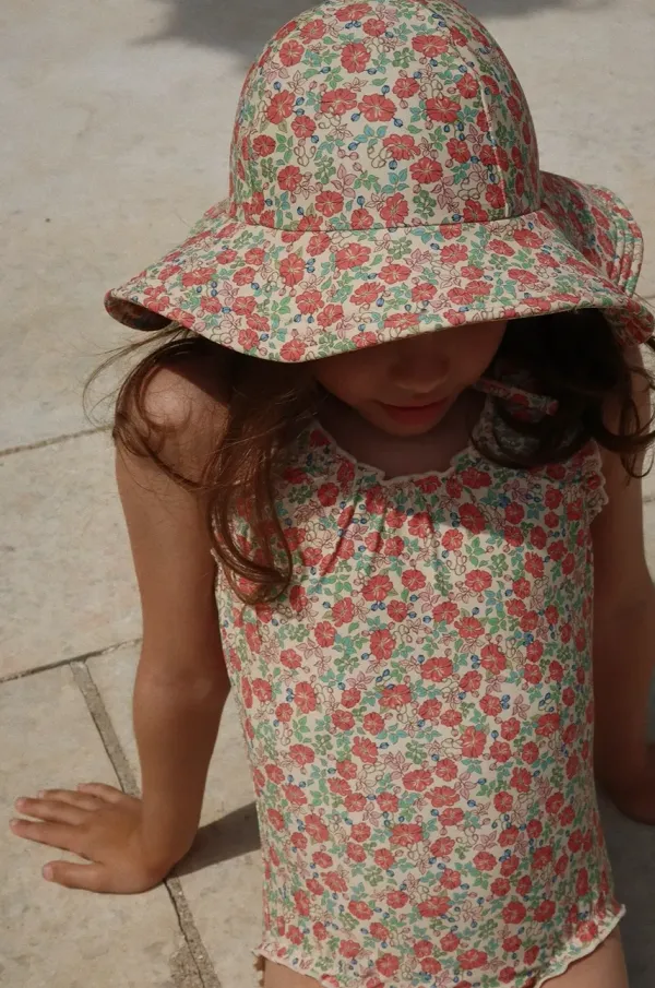 Konges Sløjd Otroški klobuk Konges Sløjd COLLETTE SWIM HAT GRS roza barva, KS102492