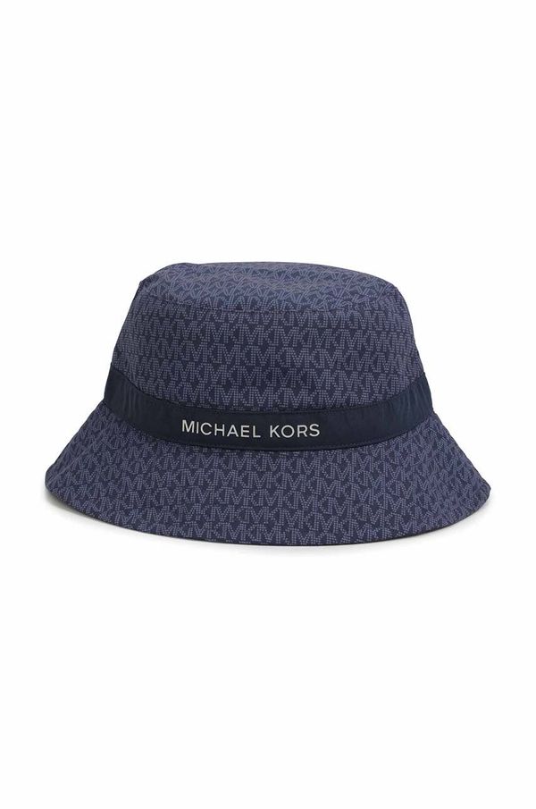 Michael Kors Otroški klobuk Michael Kors mornarsko modra barva