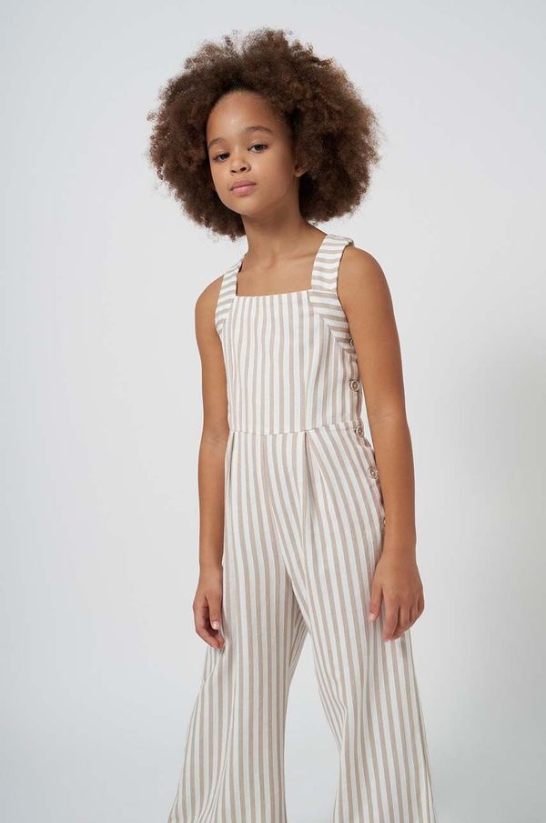 Mayoral Otroški kombinezon Mayoral bež barva